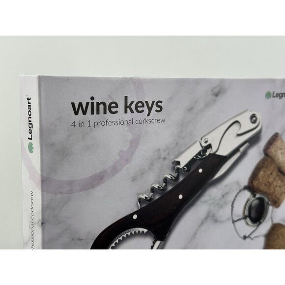 Legnoart Wine Key 4 In 1 Professional Corkscrew (AB) - Picture 2 of 6